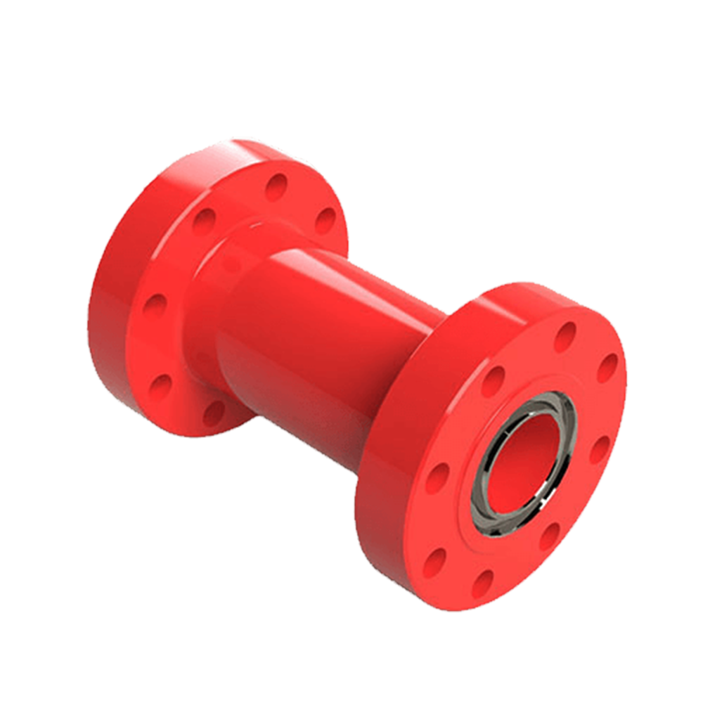 API 6A Wellhead Spacer Spool installed between a production wellhead and Christmas tree for stack-height adjustment, injection and well testing applications