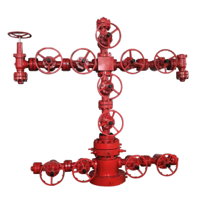 API 6A Wellhead Christmas Tree for oil and gas production, high-pressure gas wells, sour service and water injection applications