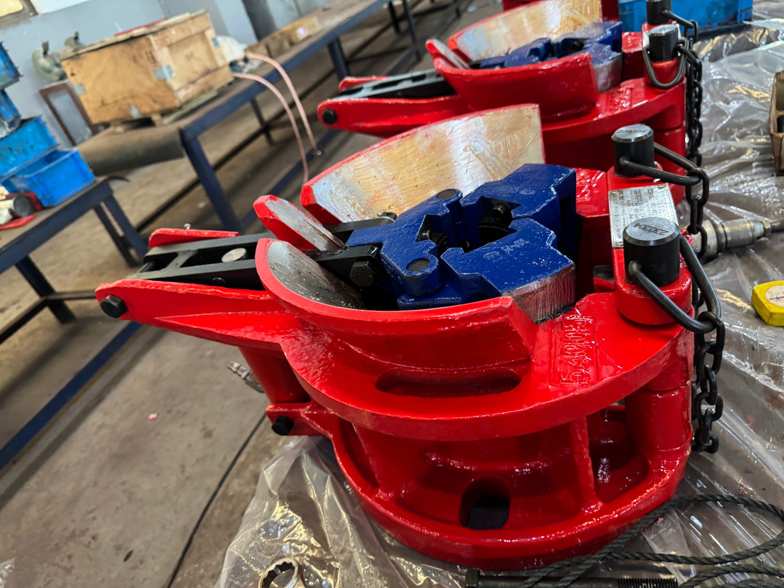 QQP60 QQP75 QQP100 pneumatic spider for tubing and drill pipe