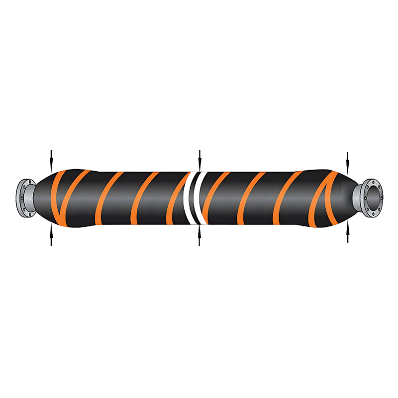 Floating rubber hose