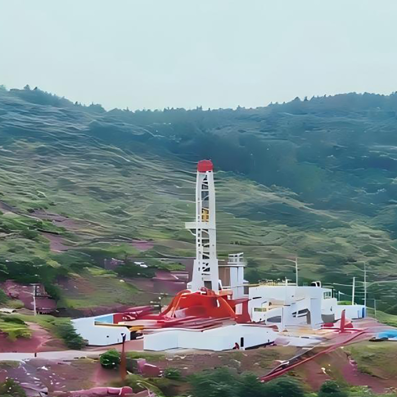 Mountainous drilling rig for hilly oilfield drilling and limited-space wellsite operations