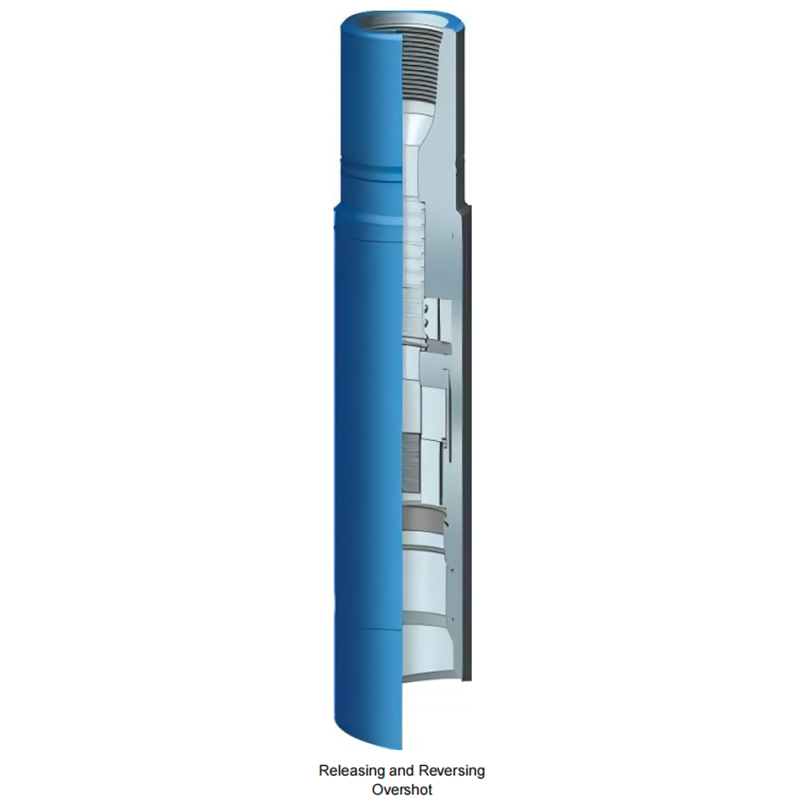 Releasing and Reversing Overshot oilfield fishing tool for well servicing and stuck fish recovery