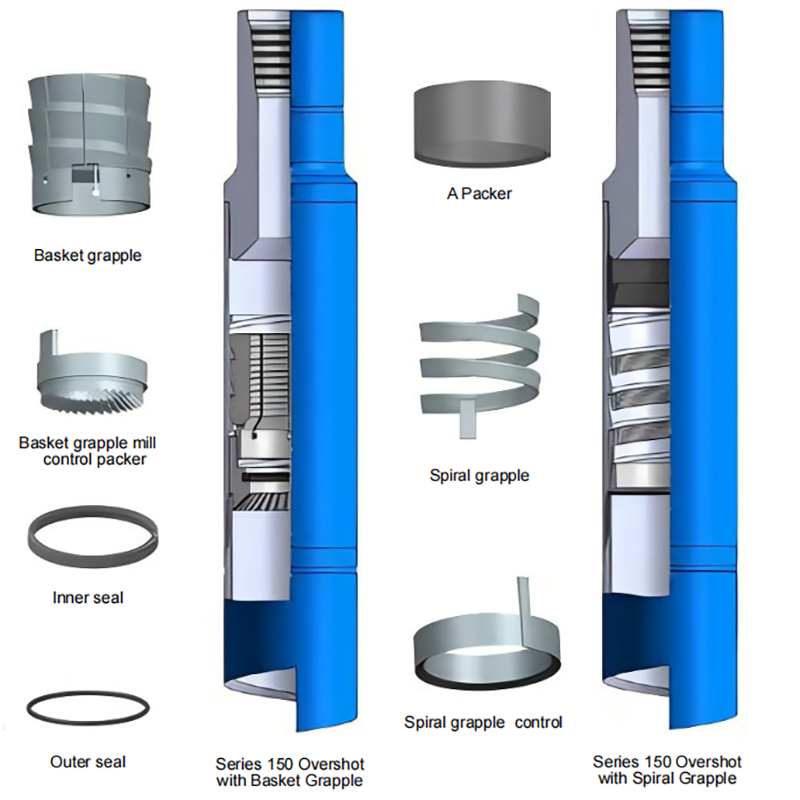 SGPE Series 150 Overshot oilfield fishing tool for drill pipe, drill collar and tubular fish recovery