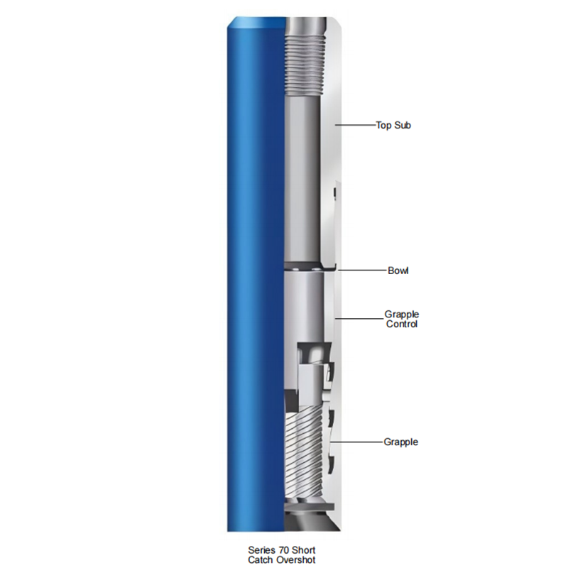 SGPE Series 70 Short Catch Overshot for short fish top recovery and tubular fish retrieval in oil and gas wells