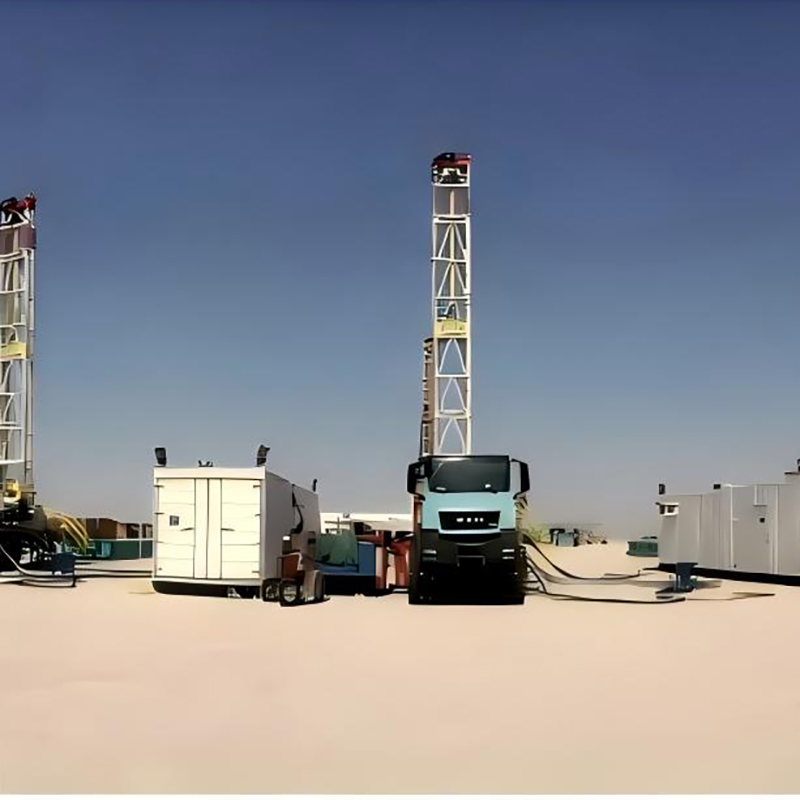 Water well drilling rig for oilfield water supply and remote land drilling projects