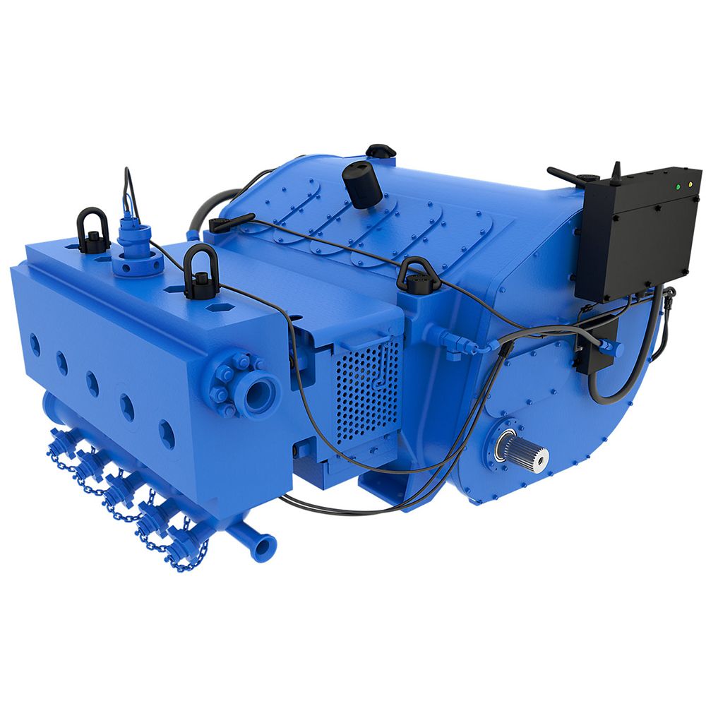 Quintuplex Frac Plunger Pump for oilfield pressure pumping and well stimulation