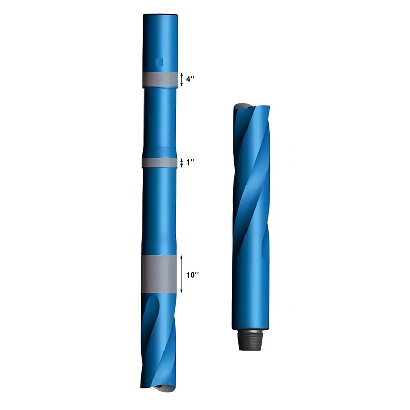 API 7-1 spiral drill collar with slip and elevator recess for oilfield drilling and BHA applications