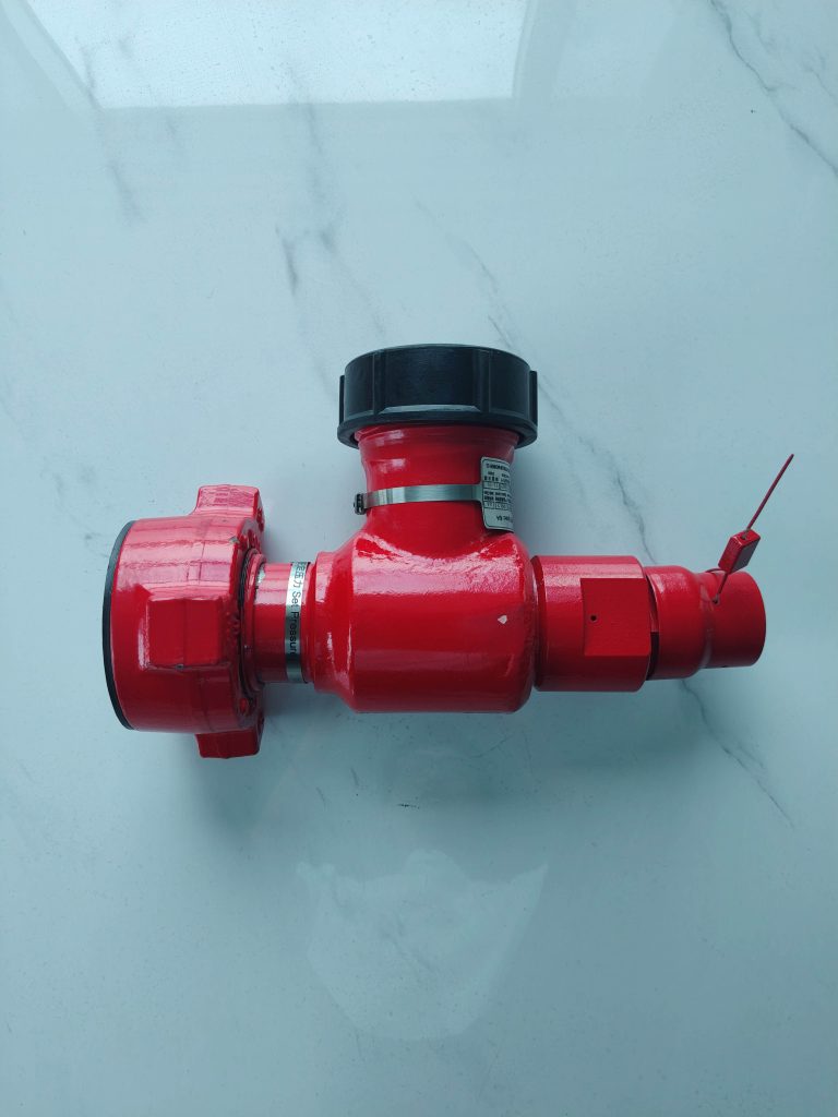 High pressure relief valve for oilfield flowline and manifold pressure control
